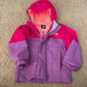 North face girls rain jacket